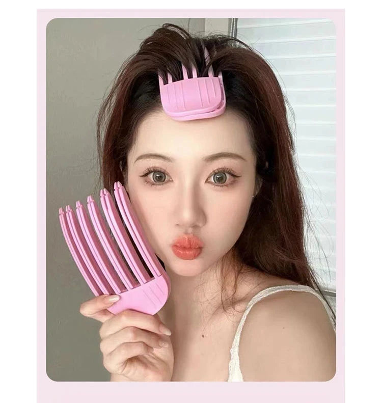 Curling Bangs Volumizing Hair Clip No Heat Root Lift for Women Natural Hair Care Styling Tools DIY Hair Styling Fluffiness Tool