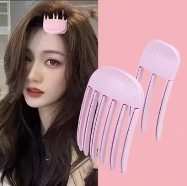 Curling Bangs Volumizing Hair Clip No Heat Root Lift for Women Natural Hair Care Styling Tools DIY Hair Styling Fluffiness Tool