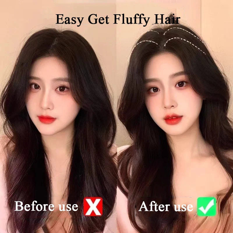 Curling Bangs Volumizing Hair Clip No Heat Root Lift for Women Natural Hair Care Styling Tools DIY Hair Styling Fluffiness Tool