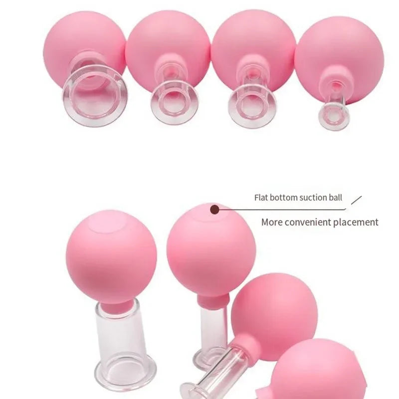 Slimming Face Sucker Suction Cup Vacuum Cupping Jar Cellulite Massager For Beauty Facial Eye Chineses Cupping Acupuncture