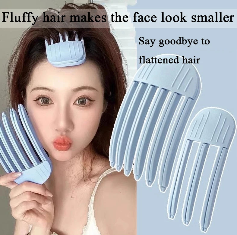 Curling Bangs Volumizing Hair Clip No Heat Root Lift for Women Natural Hair Care Styling Tools DIY Hair Styling Fluffiness Tool