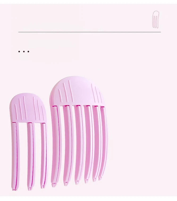 Curling Bangs Volumizing Hair Clip No Heat Root Lift for Women Natural Hair Care Styling Tools DIY Hair Styling Fluffiness Tool